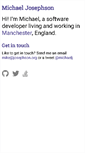 Mobile Screenshot of josephson.org